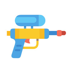 Fototapeta premium Water Gun Beach Toy Icon Design