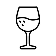 Wine Glass Beverage Icon Design