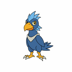 blue bird cartoon