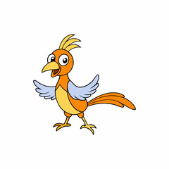 funny parrot cartoon