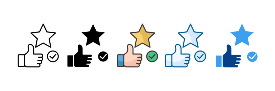 Top Picks Icon Set Multiple Style Collection