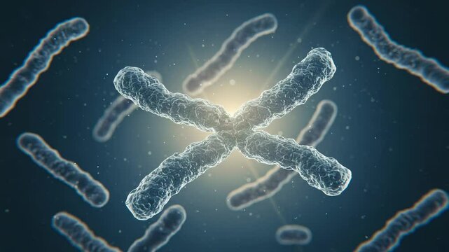 Visualizing Chromosomes Floating with Light Microscope Effect