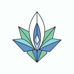 Obraz premium vector illustration of green leaf