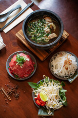 Traditional Vietnamese Pho Bowl