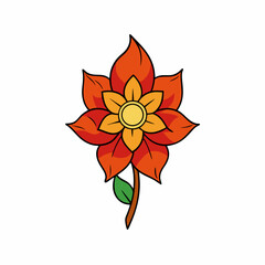 vector illustration of a flower