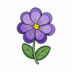 pink flower on white background