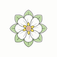lotus flower vector illustration