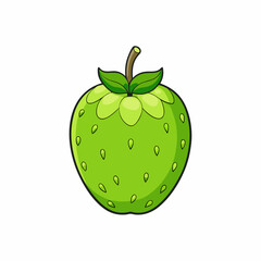 vector illustration of an apple