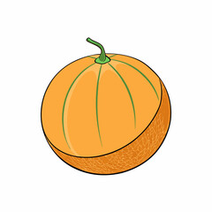 vector illustration of a pumpkin