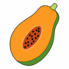 vector illustration of an apple