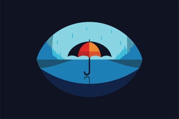 umbrella on the water