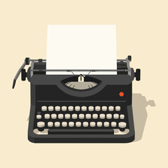 Creative Typography and Writing Tools Vector Illustrations for National Writing Day, Featuring Pens, Quills, Typewriters, and Paper Designs, Perfect for Social Media and Print Projects