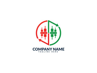  trading platform logo design template, trading logo.
Trading System Emblem. Set of logo designs of trending arrows.
