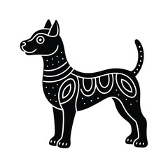 Chinese Pottery Dog Figure From Han Dynasty