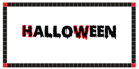 Halloween Handwritten Text – Modern Hand Drawn Calligraphy Vector Illustration in Black for Spooky Decor, Party Invitations, Stickers, Posters, Sublimation, and Digital Art Projects.