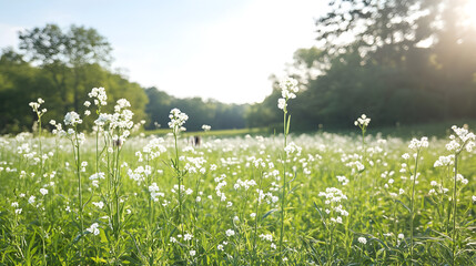 Obraz premium valerian in the meadow