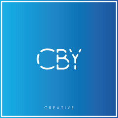 CBY Creative Minimal monogram and logo. Elegant leaves. Modern design. Premium Vector latter logo design. Creative Logo. Vector Illustration logo. letters Logo. Brand Identity Logo. Company Logo.