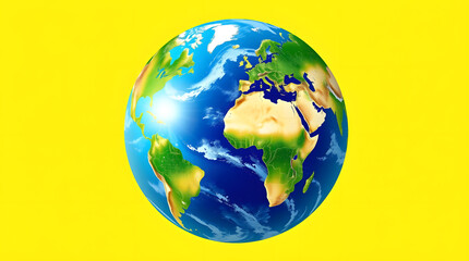 Fototapeta premium Protecting Our Planet A Vibrant Earth Day Illustration