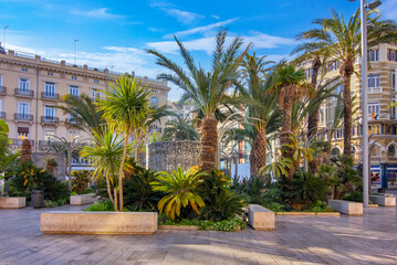 Fototapeta premium Main square in Valencia city center