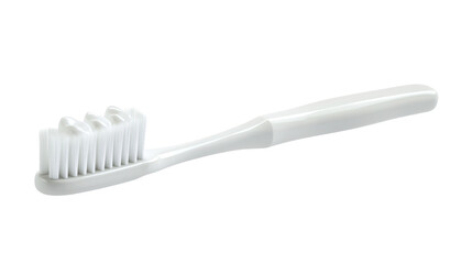 Professional Dental Care with Clean White Tooth and Toothbrush