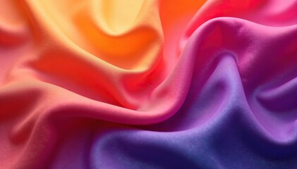 Obraz premium Smooth, uninterrupted surface texture of a flowing fabric , texture, abstract