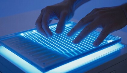 Illuminated Interactive Display: Touchscreen Technology