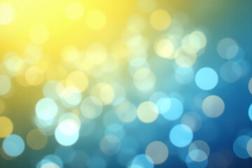 close up of a christmas tree with lights in the background