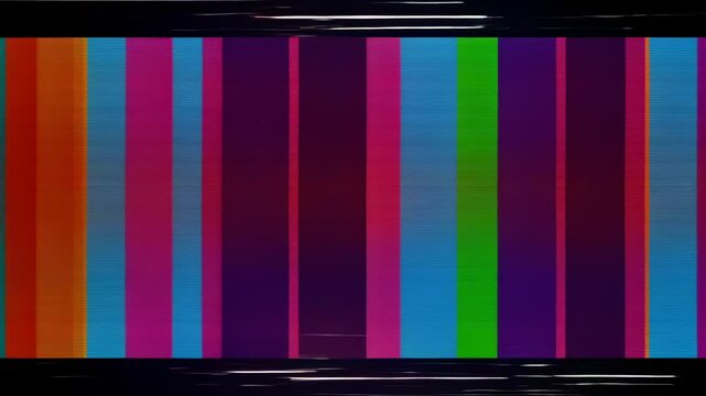 Vibrant Multicolored Vertical Stripes Abstract Background