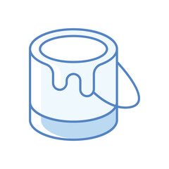 Paint Can Icon vector stock illustration
