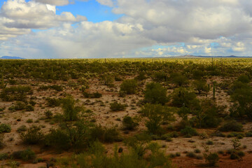 Clouds Over Central Sonora Desert Arizona