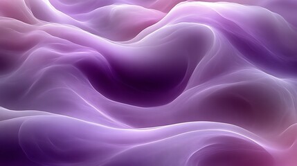 Fototapeta premium Abstract Purple Flowing Waves. (1)