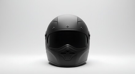 Motorcycle helmet, on a white background