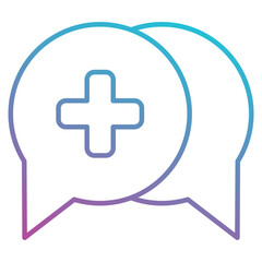 consultation icon element for design