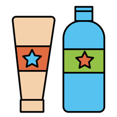 Summer and beach icons