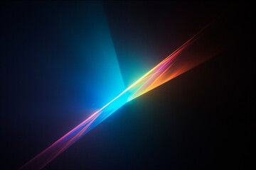 Naklejka premium Rainbow Colorful Crystal Light Leaks Overlays – Vibrant Prism Effects