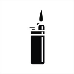 lighter vector icon line template