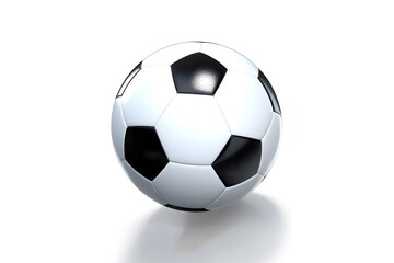 Fototapeta premium Realistic Soccer Ball on Clean Background for Sports