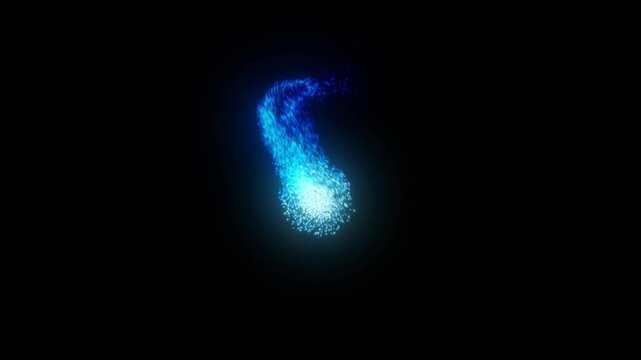 4K 60fps Video. Fire element. Fluid particles. Bokeh lights slow motion. Overlay template of glowing dust. 2026 Xmas