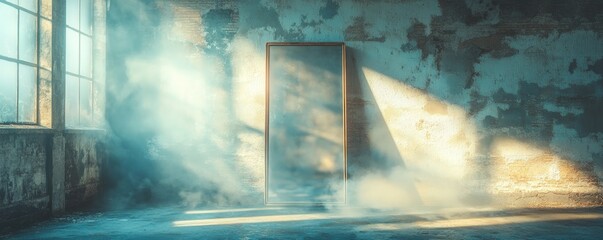 Sunlit Industrial Interior