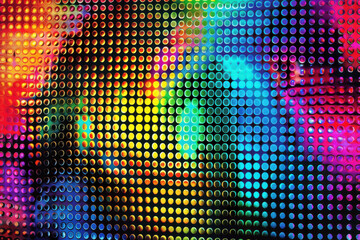 close up horizontal abstract colorful psychedelic led background