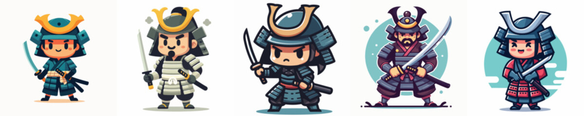 vector of a samurai.