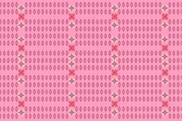 Fabric pattern, fabric pattern, container pattern, flower pattern, Thai pattern