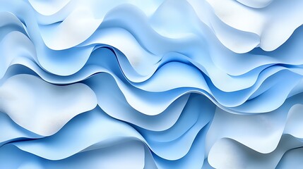 Fototapeta premium Abstract Blue Wave Pattern Background.
