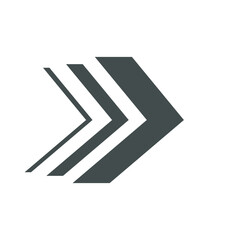 Obraz premium Arrow icon vector illustration. Cursor, direction, element sign vector design illustration. 