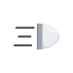 Bullet flat icon vector illustration. 