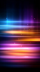 Abstract Horizontal Motion Blur