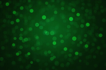green glittery background with a black background
