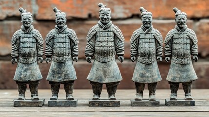 Terracotta Army figurines stand, silent warriors embodying rich history, tradition, and enduring legacy.