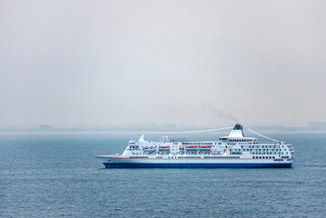 Cruise ship spotted near Singapore, performing itineraries from Singapore and Malaysia