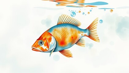 Colorful fish underwater